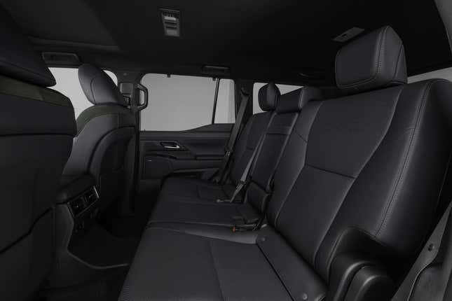 2024 Lexus GX 550 Rear Passenger Seats