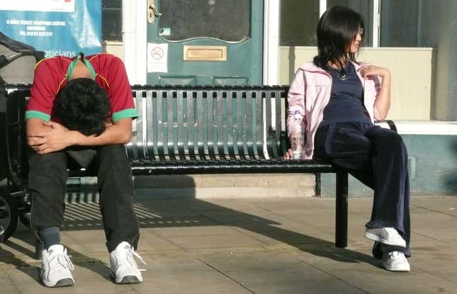 Akshat getting a nap one summer day in Abingdon city centre.