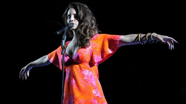 Lana Del Rey onstage at Coachella on April 13, 2014.