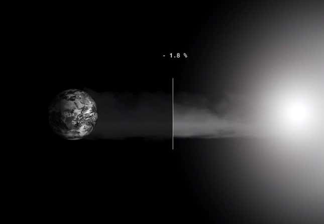 Image for article titled MIT Scientists Propose Space Bubbles to Reverse the Worst of Climate Change