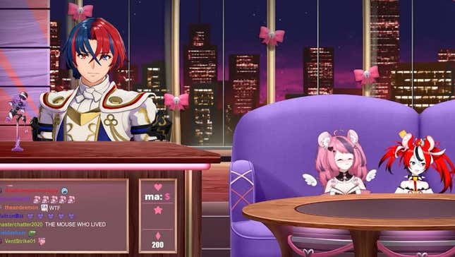 Fire Emblem Engage's protagonist hosts an episode of the Ironmouse talk show. 