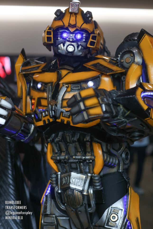 Bumblebee from the live-action Transformers movies. 