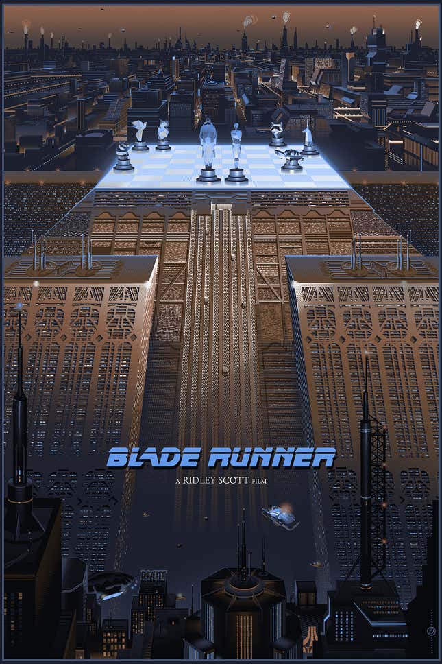 Image for article titled New Blade Runner Art Captures the Grim Yet Gleaming Beauty of the Movie