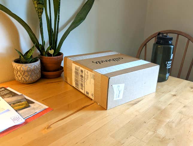 Image for article titled Package That Arrived In 24 Hours Sits Unopened On Table For Week