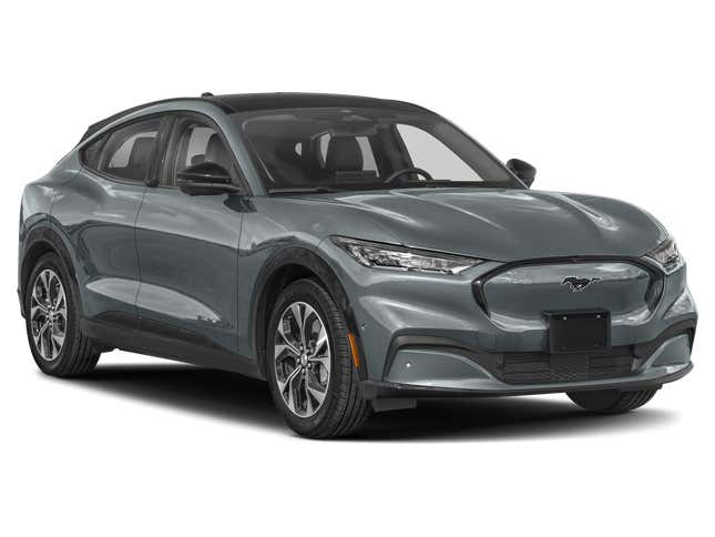 Ford Mustang Mach-E / Premium AWD 2023. Front 3⁄4, Facing to the Right