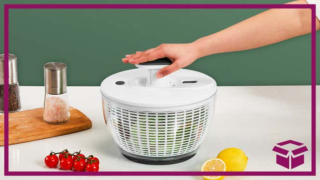 Take 41% off the salad spinner that will do a better job washing your vegetables than you ever can.