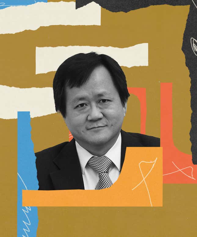 Abstract photo illustration of Steve Tsang