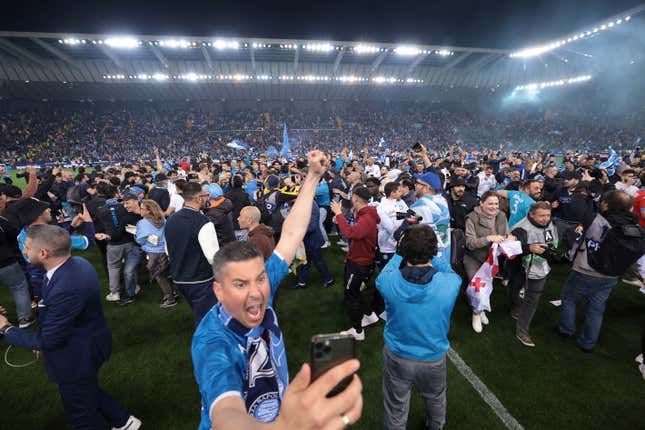 Image for article titled You have never been as excited about anything as Naples was about the Scudetto yesterday
