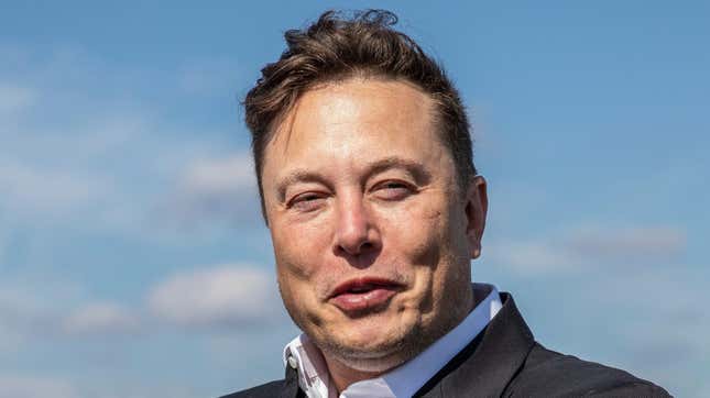 Image for article titled Elon Musk Got a Suspicious Glow-Up in His Biography Cover Art
