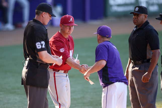 Alabama fired baseball coach Brad Bohannon