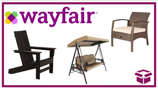Stock up on outdoor furniture at Wayfair during this surplus sale.