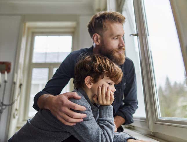 Image for article titled Stepdad Does His Best To Approximate Loving Hug