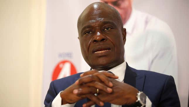 Martin Fayulu, Congolese joint opposition presidential candidate
