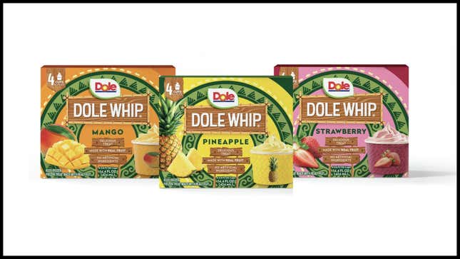Dole Whip in 3 flavors