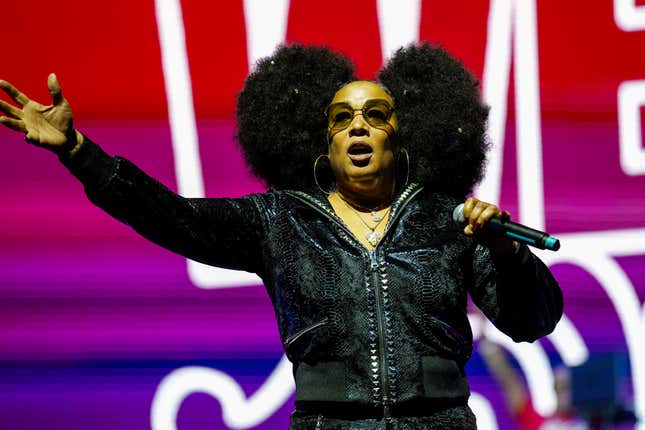 Lady of Rage performs on day two of the 2023 ESSENCE Festival Of Culture™ at Caesars Superdome on June 30, 2023 in New Orleans, Louisiana. 