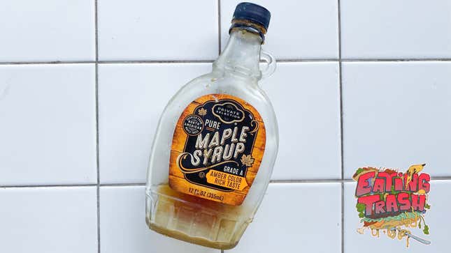 Image for article titled Three Things You Should Do With That Crusty Maple Syrup Bottle (Before Tossing It)