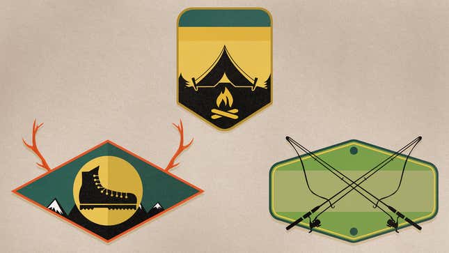 icons of hiking gear