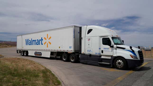 High gasoline prices are running up fuel costs for Walmart and Amazon, which rely on trucks.