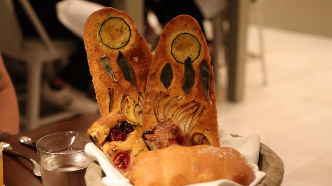 Bread basket at The Bedford by Martha Stewart