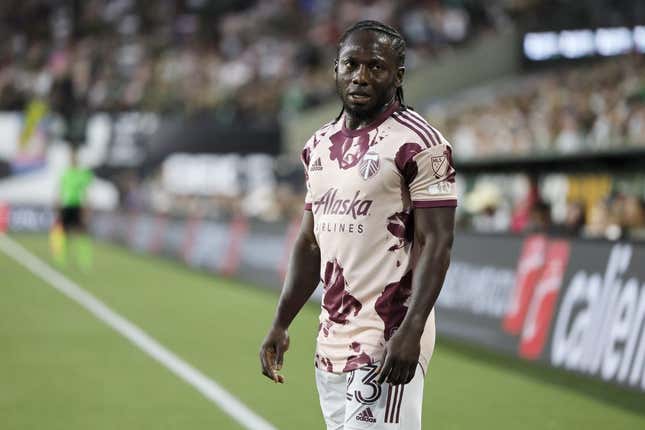 Aug 4, 2023; Portland, OR, USA; Portland Timbers midfielder Diego Chara (21) looks on during the second half against the Monterrey at Providence Park.