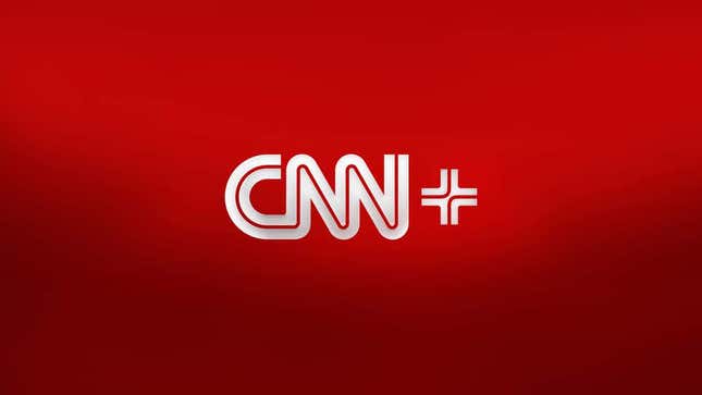 A photo of the CNN+ logo 