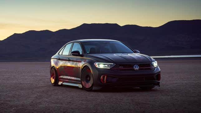 A photo of the Volkswagen GLI Performance concept which is debuting at SEMA.