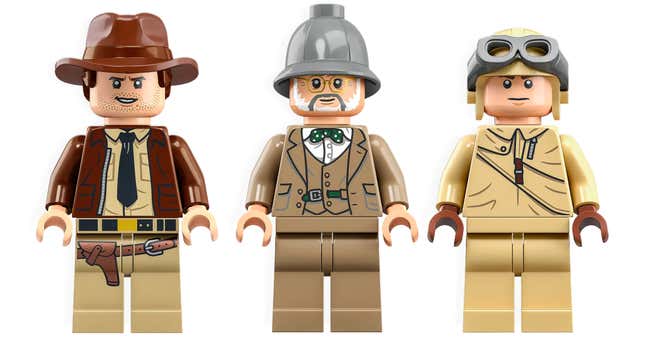 Image for article titled Indiana Jones&#39; Hunt For the Idol, Ark, and Holy Grail Continues in 3 New Lego Sets