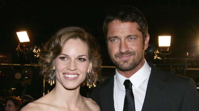 Hilary Swank and Gerard Butler in 2007