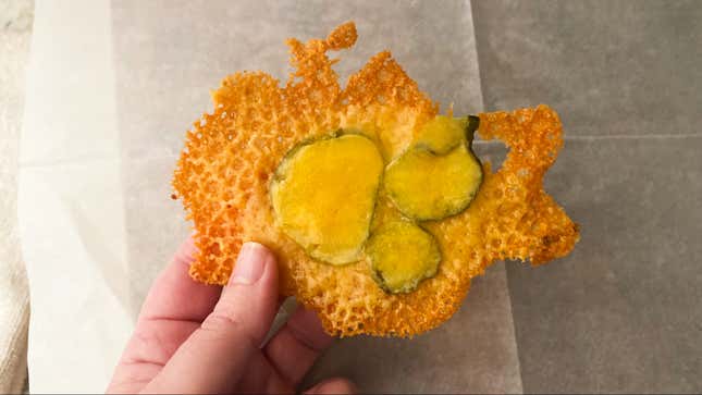 Image for article titled Add Some Pickles to Your Cheese Crisps
