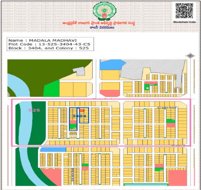 Blockchain map