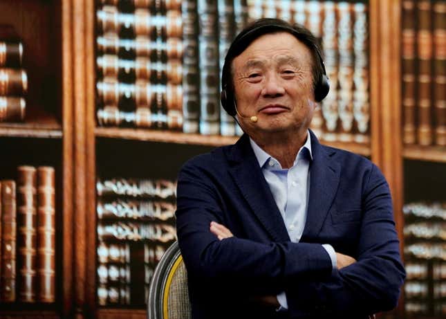 Huawei founder Ren Zhengfei. REUTERS/Aly Song