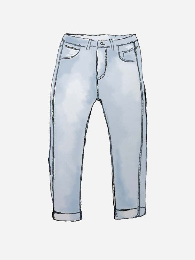 Think of your old jeans as an opportunity to make something new.