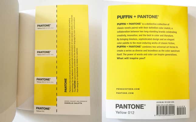 Image for article titled Puffin has radically redesigned the covers of classic children’s books using Pantone colors