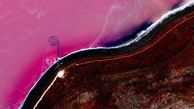 Robert Smithson’s Spiral Jetty, Utah, United States
