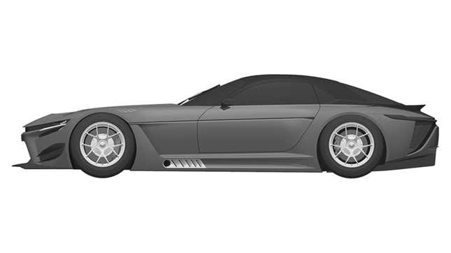 Image for article titled Patent Images Reveal What the Production Toyota GR GT3 Supercar Might Look Like