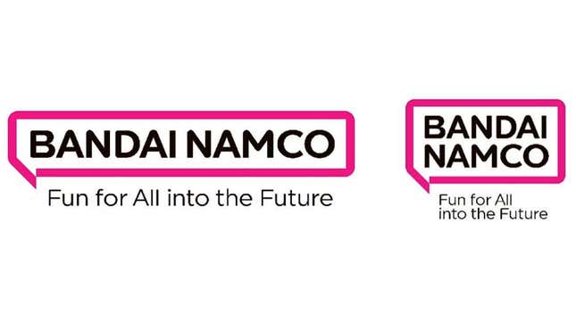Bandai Namco is also getting a new slogan: Fun for All into the Future.