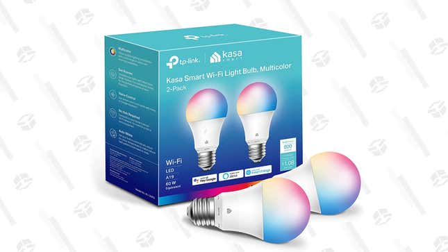 Kasa Smart Light Bulbs (2-Pack) | $18 | Amazon | Clip Coupon