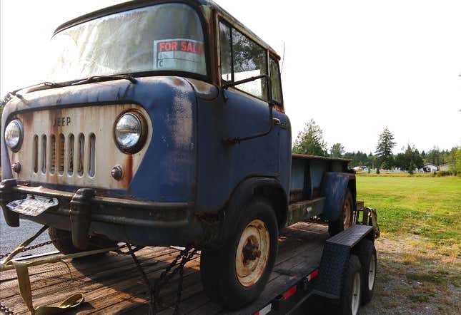 Image for article titled I'm Converting This Rusty 1958 Jeep FC-170 Into An Electric Off-Roader But It's Going To Be Brutal