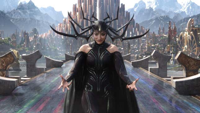Cate Blanchett as Hela in Thor: Ragnarok
