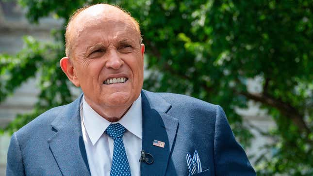 Image for article titled Rudy Giuliani Tests Positive For Slew Of Obscure Bat Diseases Unrelated To Covid-19