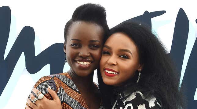 Lupita Nyong’o and Janelle Monae attend Fem The Future Brunch on August 27, 2016 in New York City.