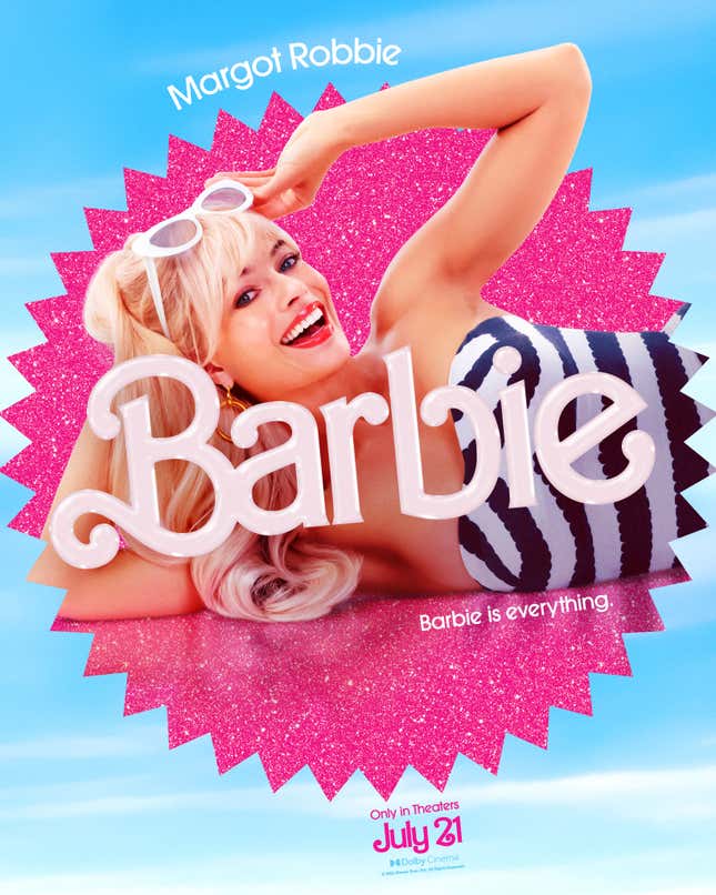 Image for article titled Margot Robbie Shines in This Ultra-Plastic Barbie Trailer
