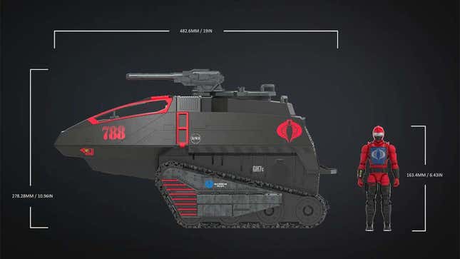 Imagen para el artículo titulado Hasbro venderá una edición de coleccionista de 300 dólares del tanque HISS de G.I Joe
