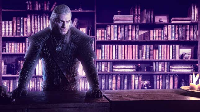Main image: Henry Cavill in The Witcher (Photo: Katalin Vermes/Netflix); background image: CASEZY (Photo: Getty Images)