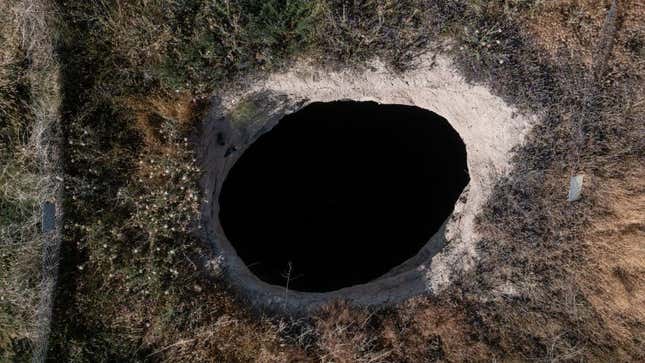 Large sinkhole