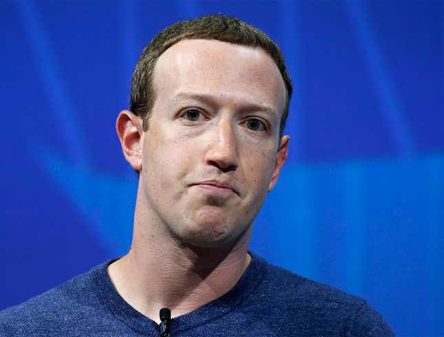 Image for article titled Mark Zuckerberg’s Net Worth Plunges Not Even Close To Enough