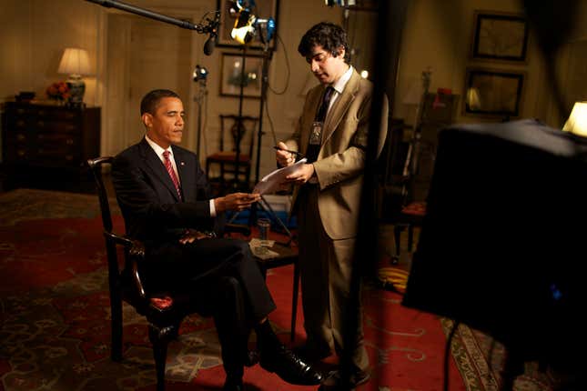 Image for article titled The First Cameraman: The son of an Indian immigrant recounts his experience shadowing Barack Obama
