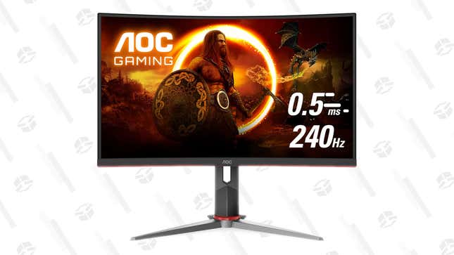 AOC Curved Frameless Ultra-Fast Gaming Monitor | $204 | Amazon