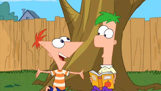 Screenshot from Disney's Phineas & Ferb.