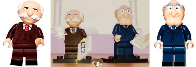 Image for article titled It&#39;s Time to Play the Music and Light the Lights For Lego&#39;s New Muppets Minifigure Collection